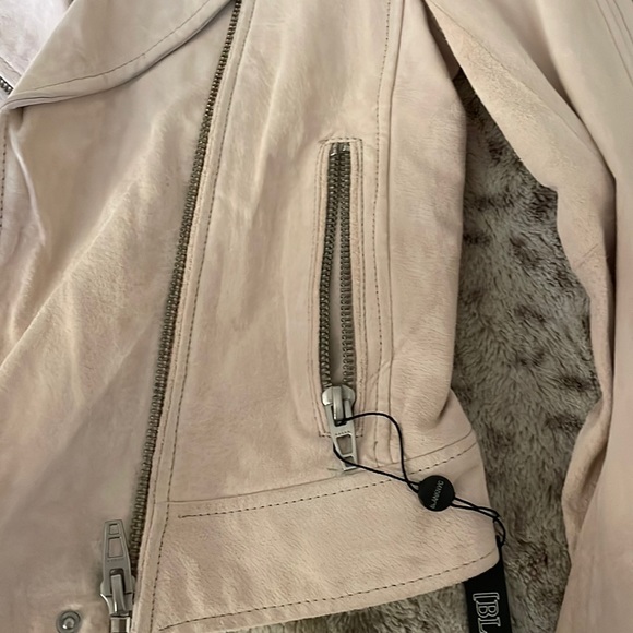BLANKNYC Suede Leather Semi Fit Moto Jacket - Picture 4 of 6